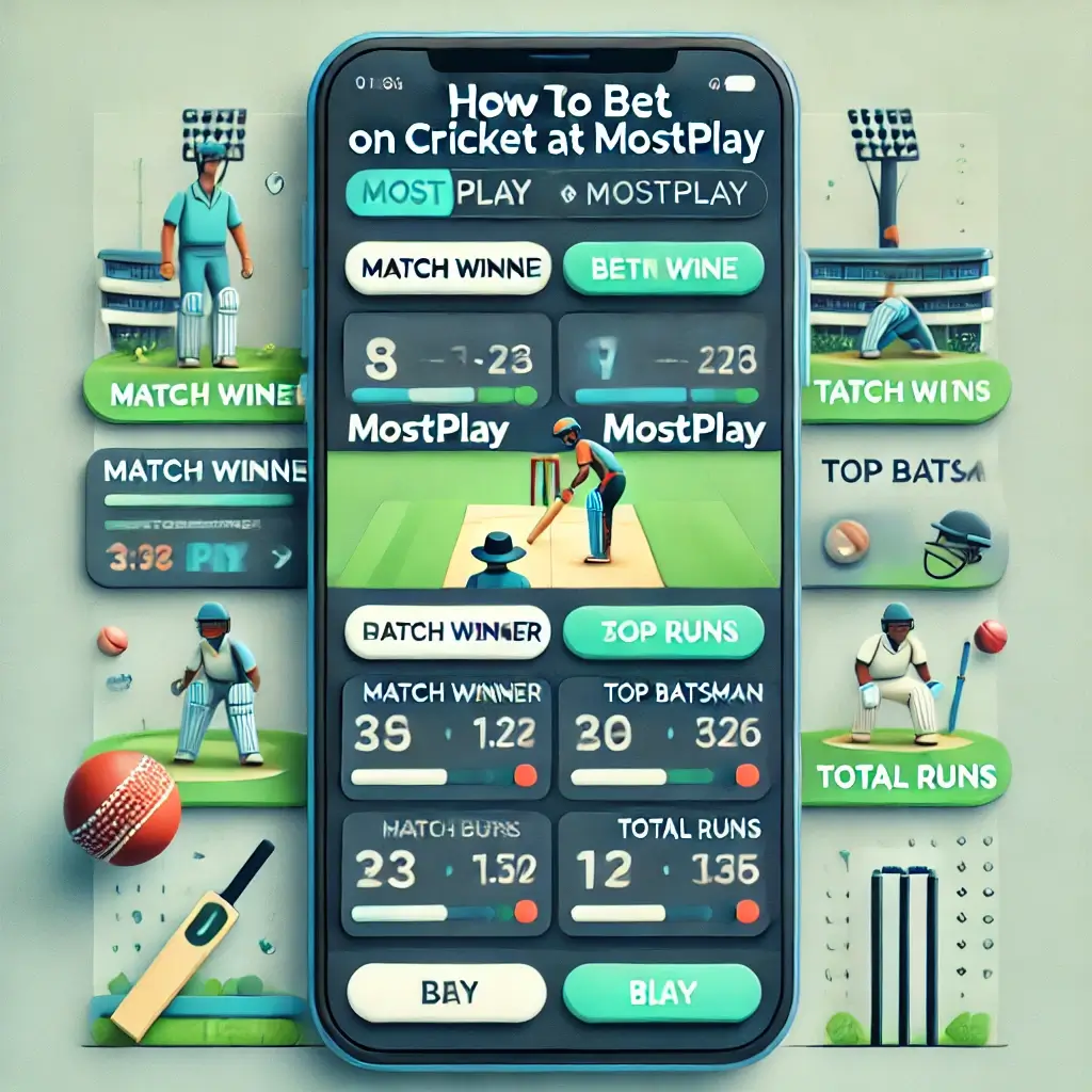 How to bet on Сricket at Mostplay