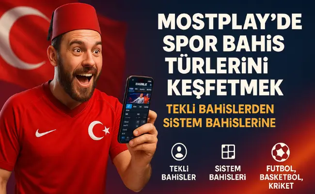 Mostplay Türkiye'de Spor Bahis Türlerini Keşfetmek: Tekli Bahislerden Sistem Bahislerine