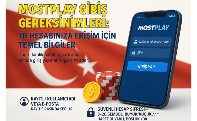 Mostplay Giriş Gereksinimleri: TR Hesabınıza Erişim İçin Temel Bilgiler