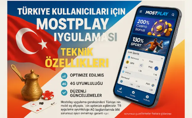 Türkiye Kullanıcıları İçin Mostplay Uygulaması Teknik Özellikleri