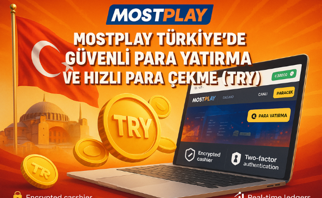 Mostplay Türkiye'de Güvenli Para Yatırma ve Hızlı Para Çekme (TRY)