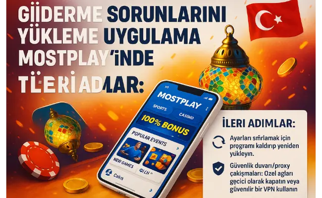 Türkiye'de Mostplay Uygulama Yükleme Sorunlarını Giderme