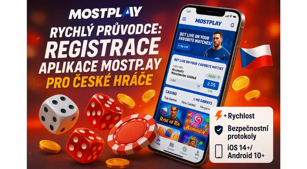 Rychlý průvodce: Registrace aplikace Mostplay pro české hráče