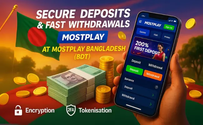 Secure Deposits & Fast Withdrawals at Mostplay Bangladesh (BDT)