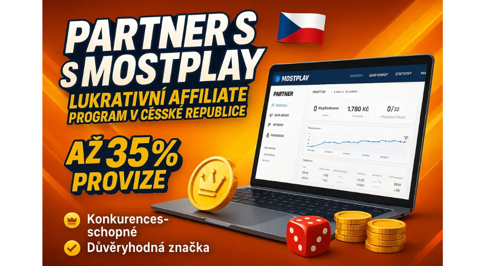 Partner s Mostplay: Lukrativní affiliate program v České republice (až 35% provize)